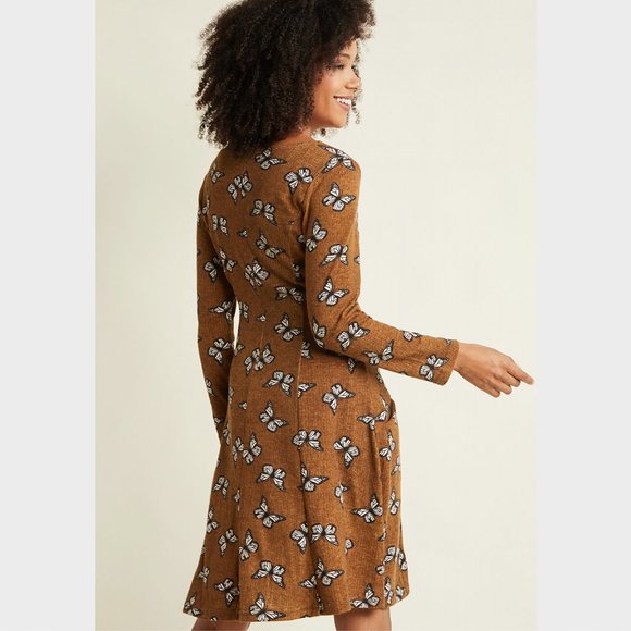 NWT ModCloth Can't Wing 'Em All Sweater Dress - Picture 3 of 4